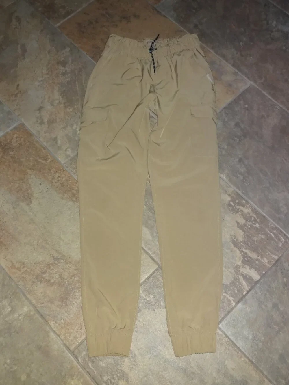Lot2= WeatherProof Tech/Jogger/cargo pants L 14/16 Elastic Waist tan/brown